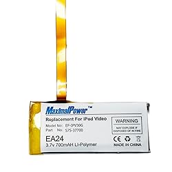 MaximalPower™ Replacement Battery for Apple iPod