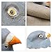 Ylovetoys Halloween Mask Pigeon Costume Head Mask Novelty Halloween Costume Party Masks Funny Latex Animal Head Mask Grey