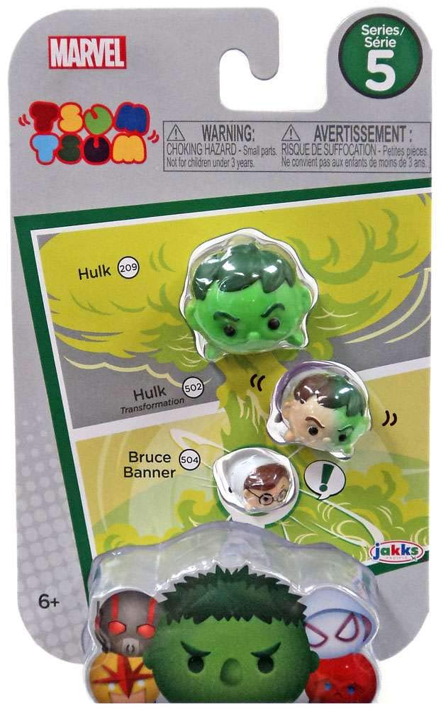 Marvel Tsum Tsum Series 5 Hulk Hulk Transformation Bruce
