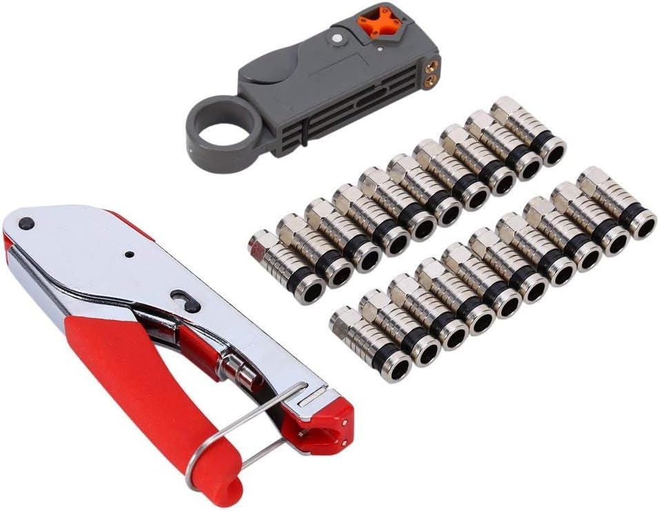 Compression Tool kit, Louisayork crimpatrice F Head, cavo coassiale