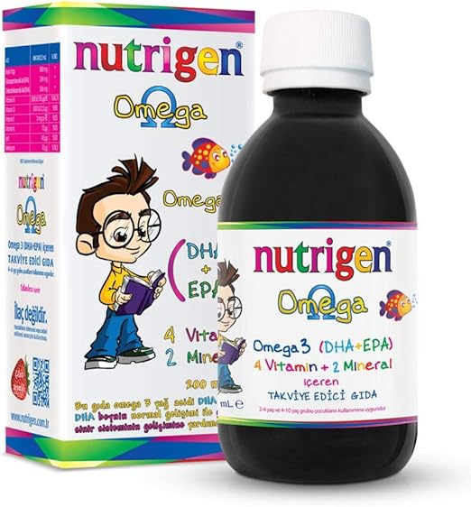 Nutrigen Omega Syrup 200 ML (order 50 for trade outer) Amazon.de