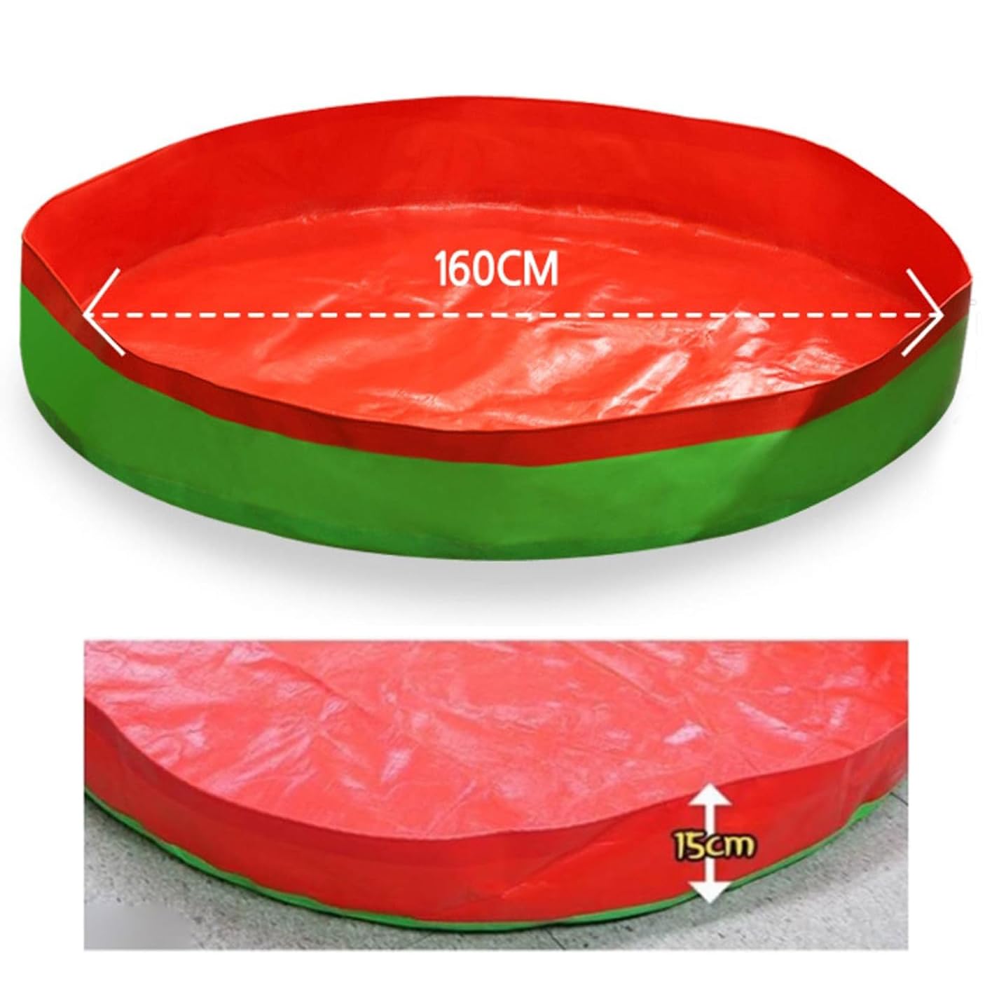 Photo 1 of DEAD SKIN Korean Kimchi Mat(KimJang Mat), Camping Mat, Adhesion, More Powerful Waterproof Effect (63 inch/ 160cm Diameter, 6 inch/ 15cm Height)