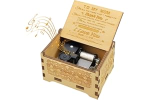 SOOHARIC Gifts for Mom from Daughter, Music Box for Mom Gifts from Daughter, Suitable for Birthday/Christmas/Mother's Day/Keepsake