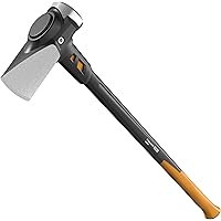 Fiskars 8 lb. Splitting Maul - 36" Shock-Absorbing, Comfort Grip Handle - Rust Resistant Forged Steel Blade - Wood Splitter M
