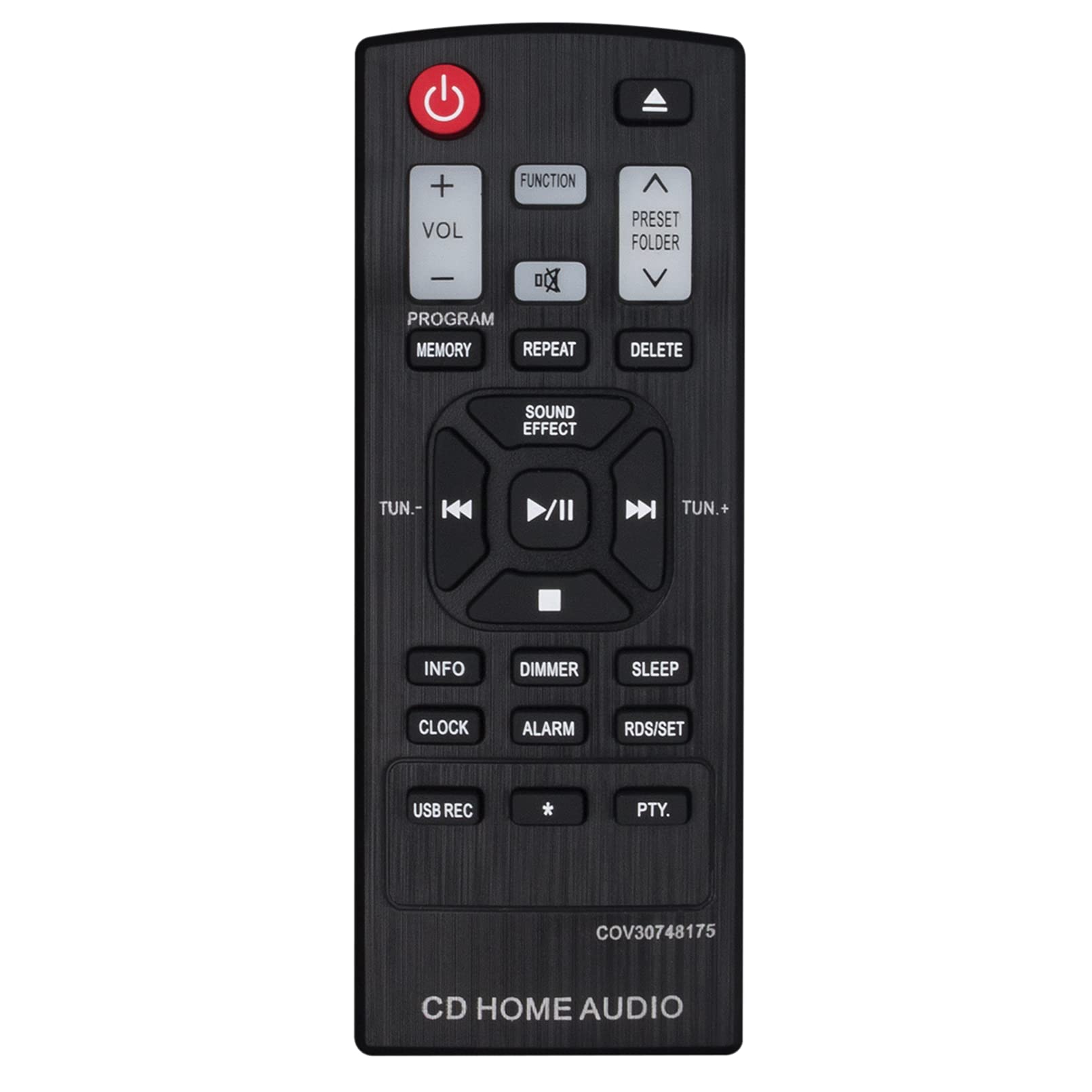 VINABTY COV30748175 Replacement Remote Control Compatible with LG Speaker Sound System CM2460 CM2460DAB CMS2460F CM2440 CM2760 CMS2760F