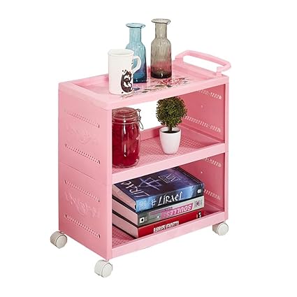 Beauty Car Hair Salon Tool Cart Nail Tattoo Plastic Three Floors