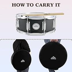 EASTROCK Snare Drum 14X5.5 Inches for Student