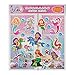 Mermaids (by Jesplay Gel and Window Clings) Reusable Puffy Sticker Glass Window Clings for Kids and Toddler - Mermaids, Fish, Dolphins, Bubbles, Shells Home, Airplane, Classroom, Nursery Decoration