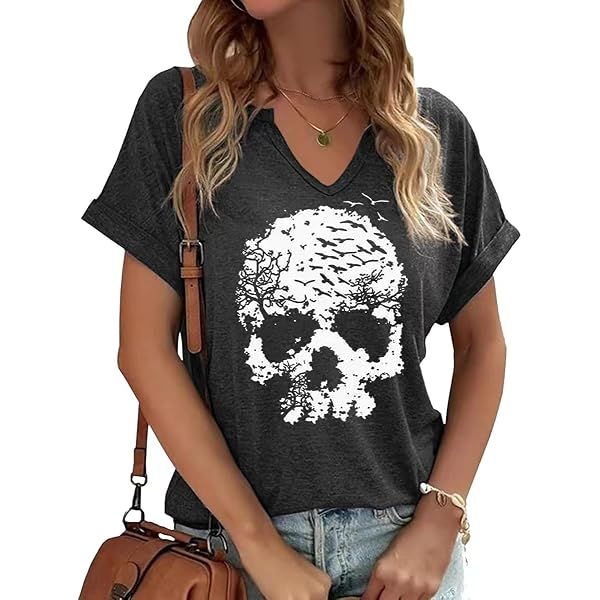 Ropa Niña Floerns Manga Corta Camiseta Niña Estampado Estrellas Floerns - Manga Corta Cuello Redondo Algodón Elástico Ropa Niña Algodón Elástico
