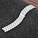 Vigoss Compatible Fitbit Versa Band Men Women, Solid Stainless Steel Fitbit Versa Bands Business Strap Replacement Metal Wristbands for Fitbit Versa SmartWatch Small Large 5.5