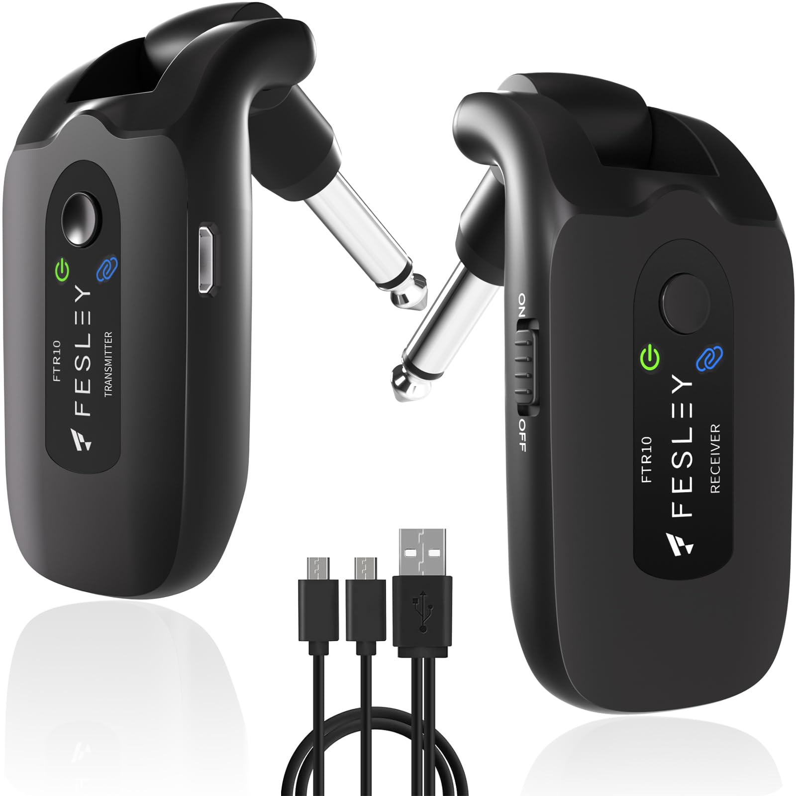 Fesley 2.4GHz Wireless Guitar System: Better Audio