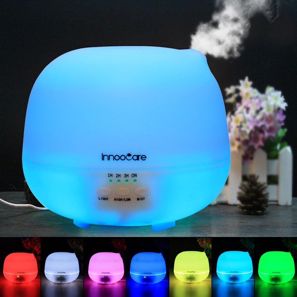 InnooCare Humidificador Ultrasónico ml Aromaterapia Difusor de Aceites Esenciales Difusor de Aroma
