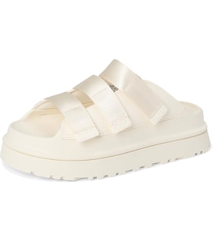 Amazon.com | UGG Women's La Cloud Sport Sandal, Bright White, 12