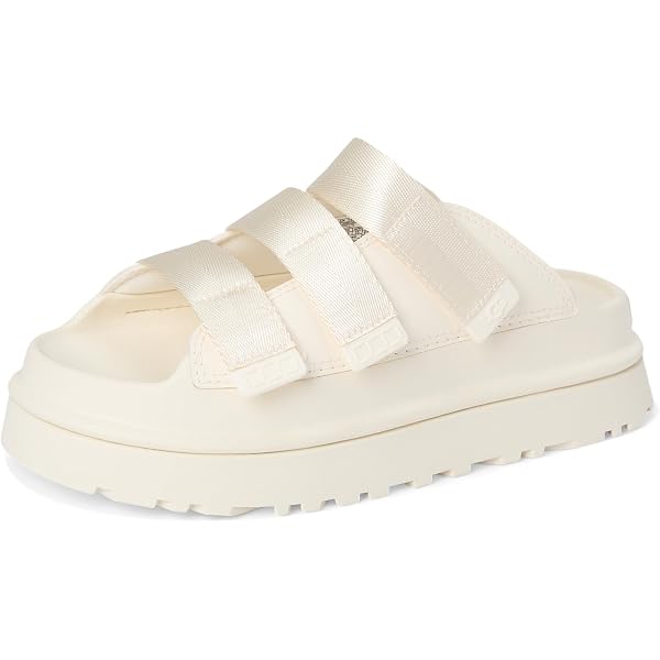 Amazon.com | UGG Women's La Cloud Sport Sandal, Bright White, 12