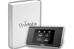 Unidata U30 Hotspot Device | Lightweight 4G LTE Mobile WiFi Hotspot | No SIM Required, Coverage in 140+ Countries | Preloaded
