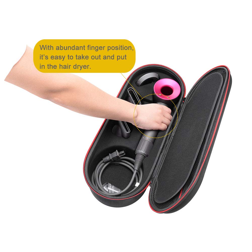 RLSOCO Hard Case for Dyson Supersonic Hair Dryer Iron/Fuchsia-Fits All Hair Dryer Accessories (Pink): Health & Personal Care