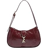 RoseSeek Women's Retro Vintage Zipper Shoulder Bag Adjustable Strap Elegant Underarm Purse Hobo Handbags