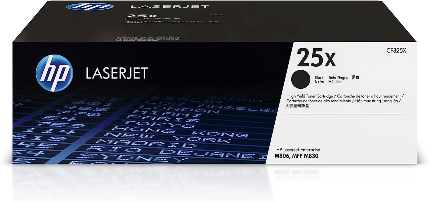HP CF325X 25X High Yield Original LaserJet Toner Cartridge, Black, Single Pack