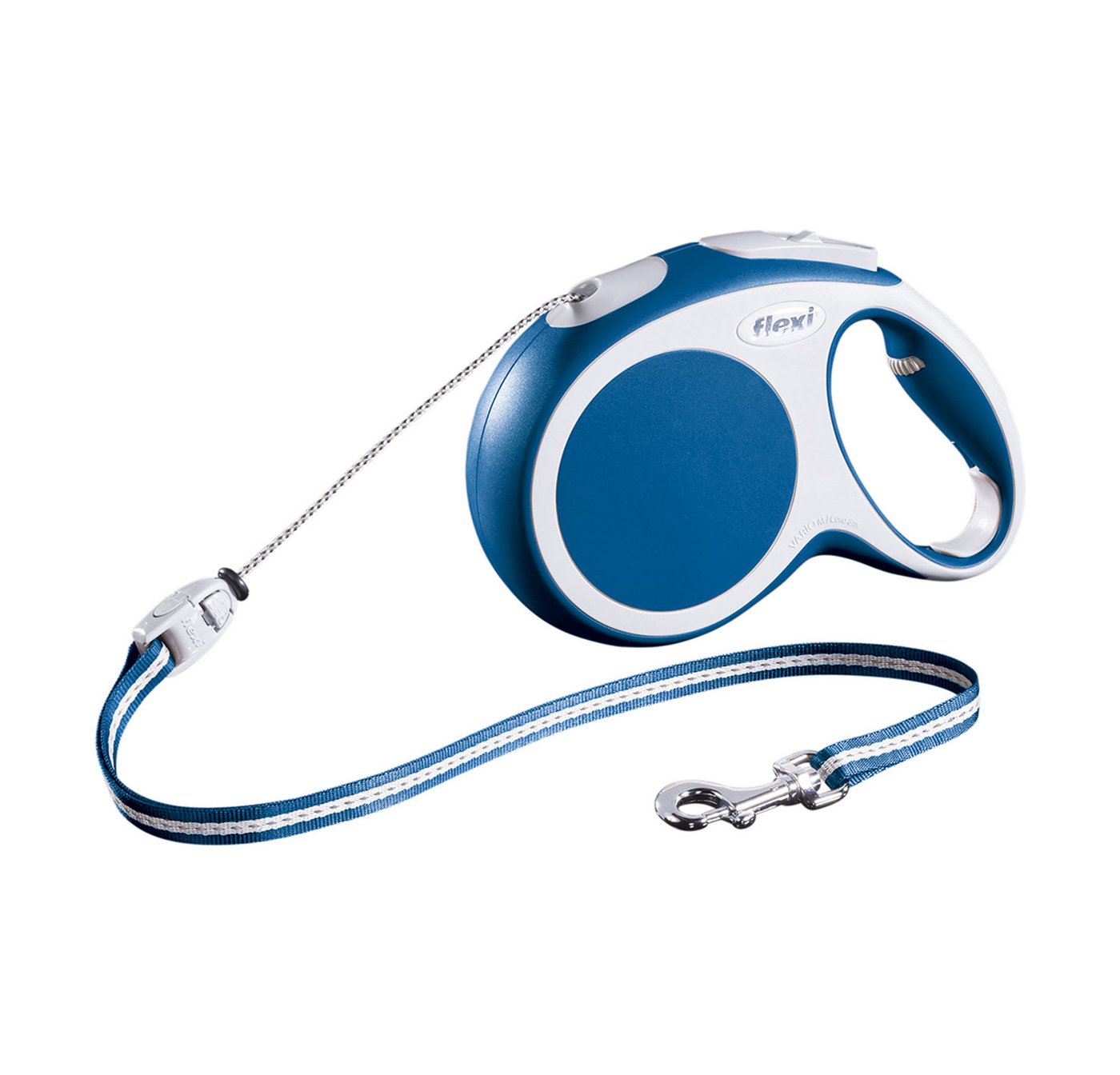 flexi VARIO retractable lead, XS Cord 3 m blue