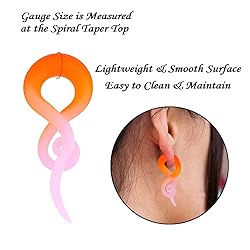 YOFANST 2pcs Double Twist Taper Hanger Plugs Purple