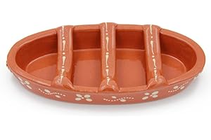 Ceramica Edgar Picas Traditional Portuguese Clay Terracotta Sausage Roaster (N. 3 Large)
