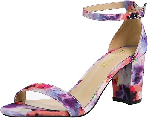 high heel chunky sandals