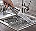 Rozin Single Handle Kitchen Sink Faucet Pull Out Spray Deck Mounted Mixer Tap Brushed Nickel