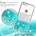 LeYi for Google Pixel Glitter Case (Not Fit Pixel XL) for Girls Women, Shiny Bling Sparkle Cute Moving Quicksand Liquid Clear TPU Bumper Protective Phone Case for Google Pixel 2016 Turquoise