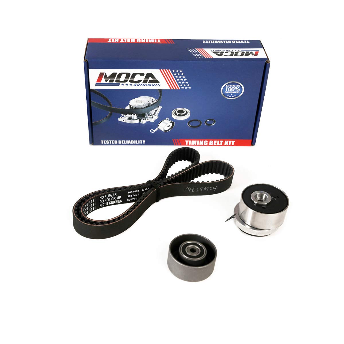 Amazon.com: MOCA K015603XS Timing Belt Kit with Tensioner for 2007-2015  Chevrolet Aveo & Cruze & Orlando &Trax, Fiat Stilo & Croma, Opel Astra H  1.6L 1.8L: ...