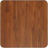 vidaXL Solid Oak Wood Table Top 40x40cm Dark Brown Treated Desktop for Furniture view 4