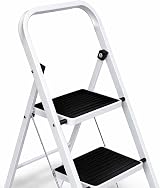 Oypla Foldable 4 Step Ladder Stepladder Non Slip Tread Safety Steel Step view 2
