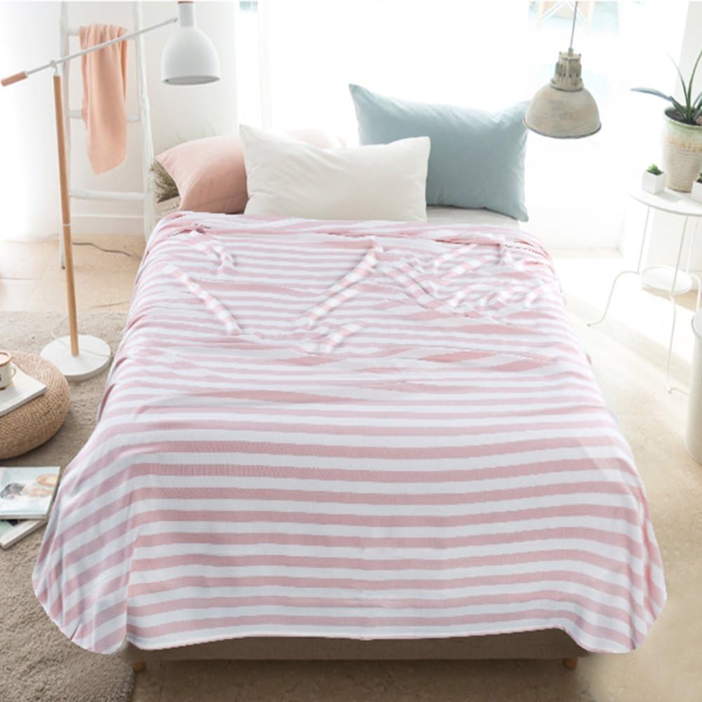 JKJKJK Bamboo fiber towel blanket blanket office air conditioning blanket napping blanket-B 110x120cm(43x47inch)