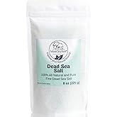 Natural Elephant Dead Sea Bath Salt | 8oz Travel Size | 100% Natural and Pure | Fine Grain | Ideal for Baths and Soaks