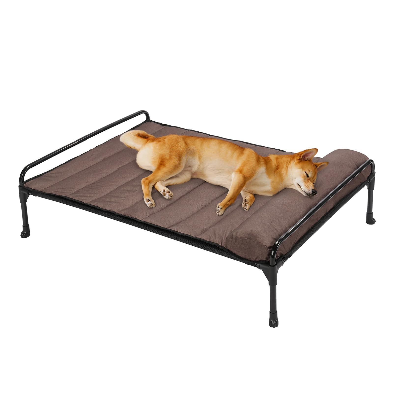 Photo 1 of (missing pieces) Veehoo Elevated Raised Dog Bed+Waterproof Removable Pillow-Top Mat, Cooling Outdoor Dog Cot
