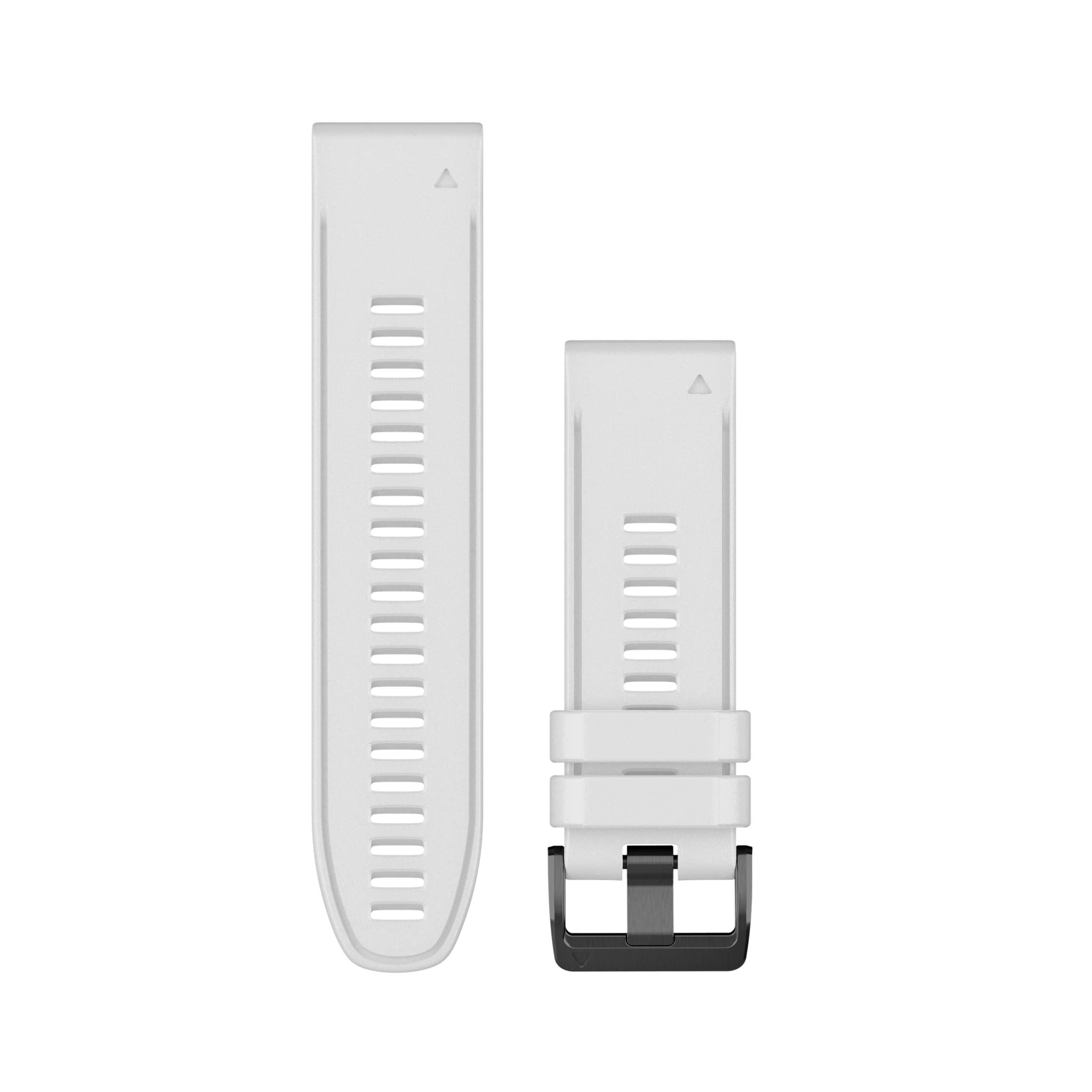 Garmin QuickFit Watch Bands (26mm), suitable for selected fēnix-, epix-, Descent-, D2-, Instinct-, Forerunner- and Tactix series smartwatches, Original accessory, Silicone, White — image 1