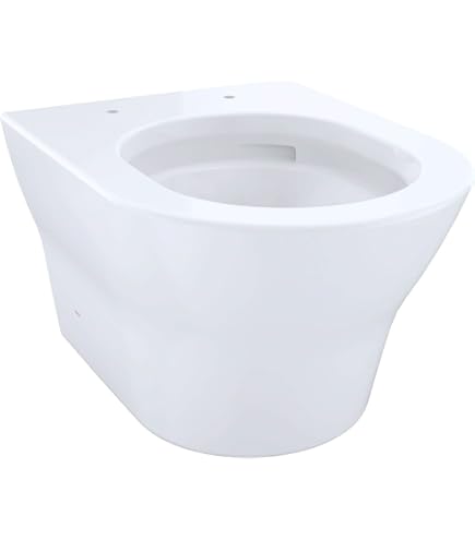 TOTO CT449CFG#01 SP Square Shape Wall Hung Bowl, Cotton