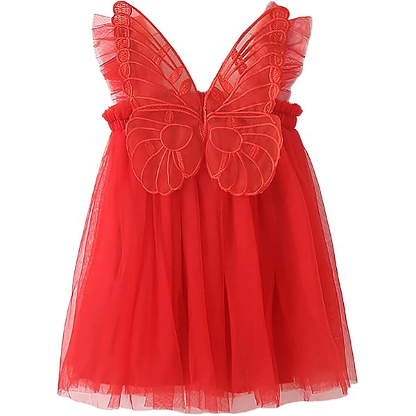 Amazon.com: Little Girls Red Dress Beautiful Dress