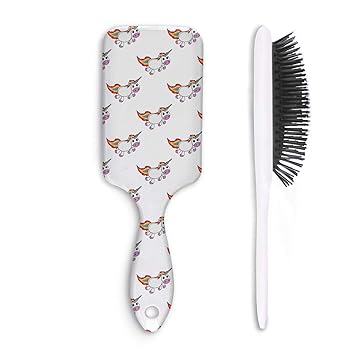 Amazon Com Rainbow Cute Fat Unicorn Flying Hair Brushes Combs