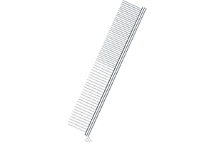 PERTHLIN Macrame Fringe Comb Stainless Steel Metal Macrame Comb Brushs Tools Supplies for DIY Macrame Plant Hangers Wall Hangings for Dogs Cats and Other Pets Removing Knots