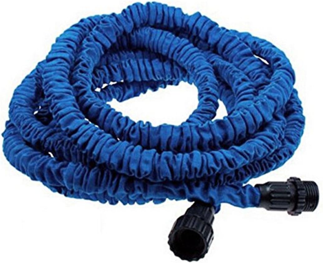 NEW Expandable 75'' 50'' 25'' Garden Hose for Garden Watering Car Washing(blue,25 Feet)