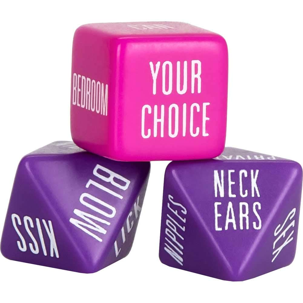 Spicy Dice Fun Couples Sex Dice Toy Pure Romance 3 Dice To Make It Interesting - 