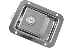 Zerodeko Rv Toolbox Paddle Lock Stainless Steel Box Latch Replacement Lock for Truck Utv ATV Tool Box