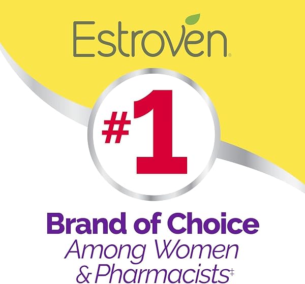 ESTROVEN STRESS RELIEF & ENERGY BOOST FOR MENOPAUSE RELIEF – 28 CT. – CLINICALLY PROVEN INGREDIENTS PROVIDE STRESS & ENERGY SUPPORT + NIGHT SWEATS & HOT FLASH RELIEF – DRUG-FREE AND GLUTEN-FREE