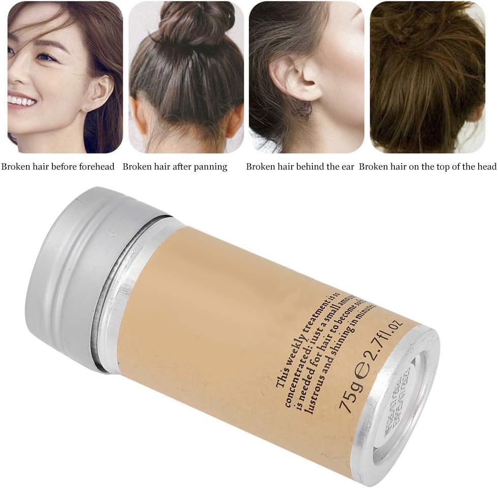 Barra de para El Cabello, De Hair Con 3 Peines, barra de para pelucas de control de bordes barra para el cabello no graso Pomada de pelo para Flyaways borde Frizz pelo