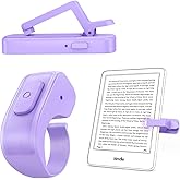 DATAFY [Case-Friendly] Remote Control Page Turner Ring for Kindle Paperwhite Oasis Scribe Kobo eReaders, Camera Camcorder Rem