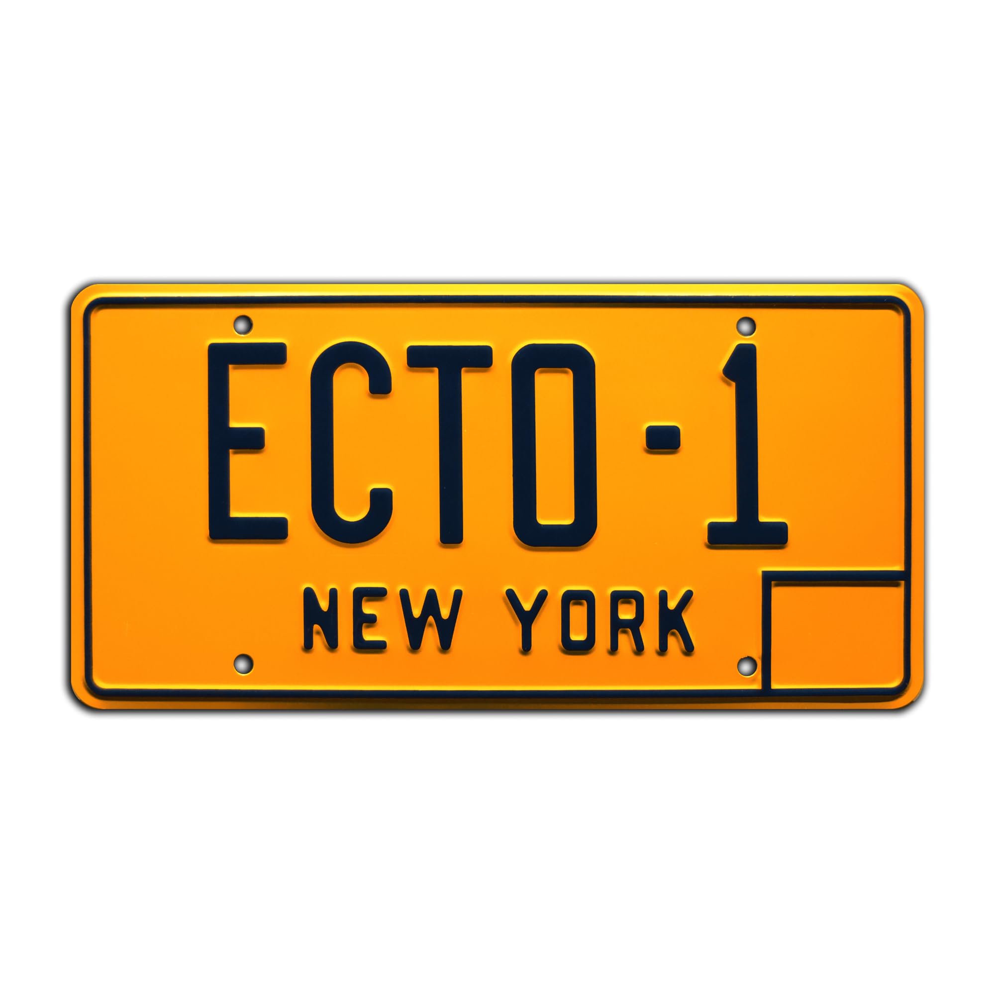 Ghostbusters | ECTO-1 | Metal Stamped License Plate