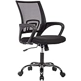 BestOffice Office Chair Ergonomic Cheap Desk Chair Mesh Computer Chair Lumbar Support Modern Executive Adjustable Stool Rolli