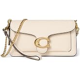 Coach Women's Crystal Signature Suede Tabby Chain Crossbody 19