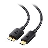 Cable Matters 10Gbps USB C to Micro USB 3.0 Cable, Micro B to USBC, 3.3ft | Micro-B 3.0 Connector, USB C Hard Drive Cable Compatible with Seagate, LaCie, Toshiba, Samsung and WD External Hard Drives