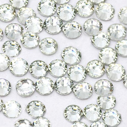 LOVEKITTY - Clear - 1000pc 4mm Flat Back High Quality Rhinestones Round 14 Cut 4mm (16ss) -- by lovekitty